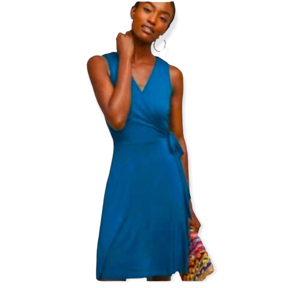 EUC - Anthropologie Bailey 44 Emile Wrap Dress‎ Teal